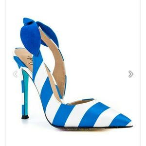 Taylor Says Sling Satin Pumps